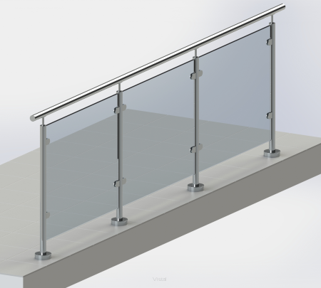 BALUSTRADY SZKLANE DO SAMODZIELNEGO MONTAŻU