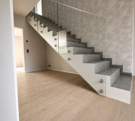 BALUSTRADY SZKLANE SCHODOWE